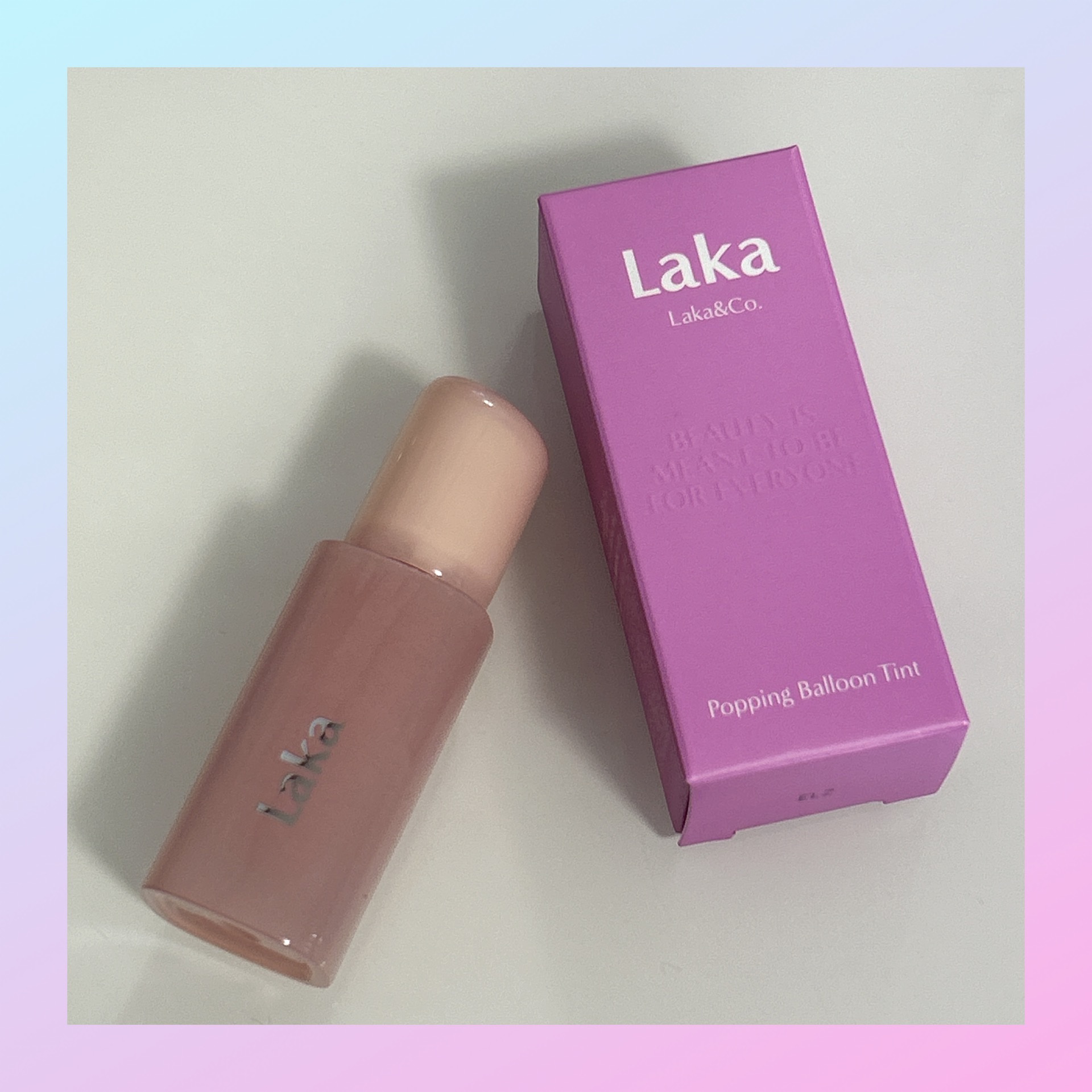 ポッピングバルーンティント/Laka/リップティントを使ったクチコミ（1枚目）
