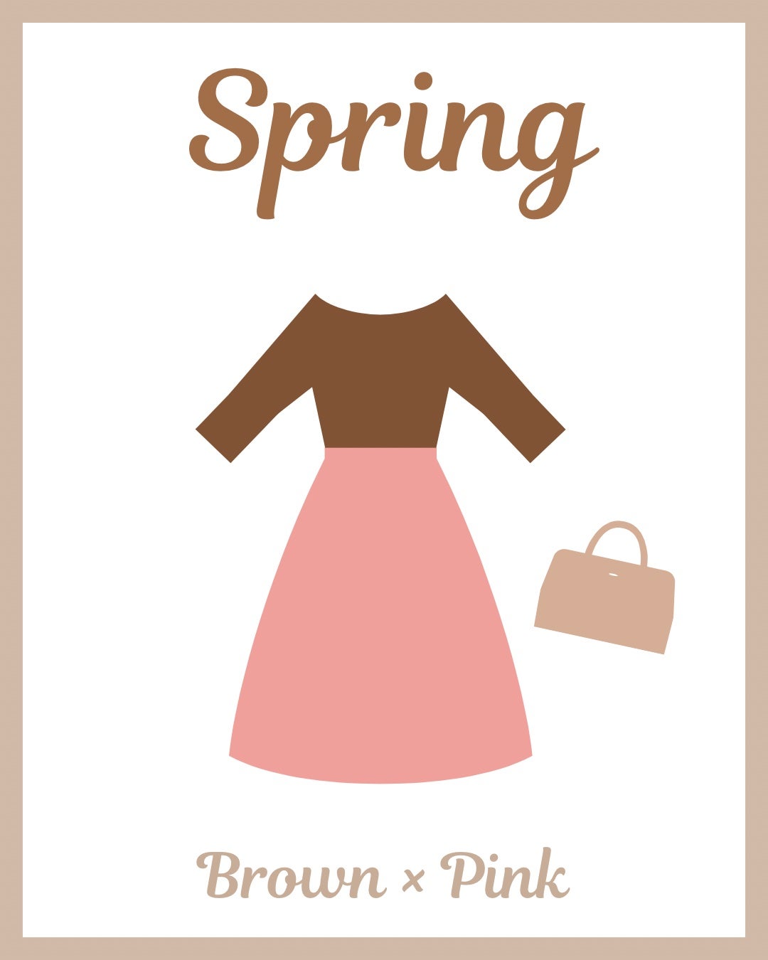 kurumi パーソナルカラーアナリスト on LIPS 「パーソナルカラー別おすすめ春配色コーデ今回はブラウン編🤎ブラウ..」(2枚目)