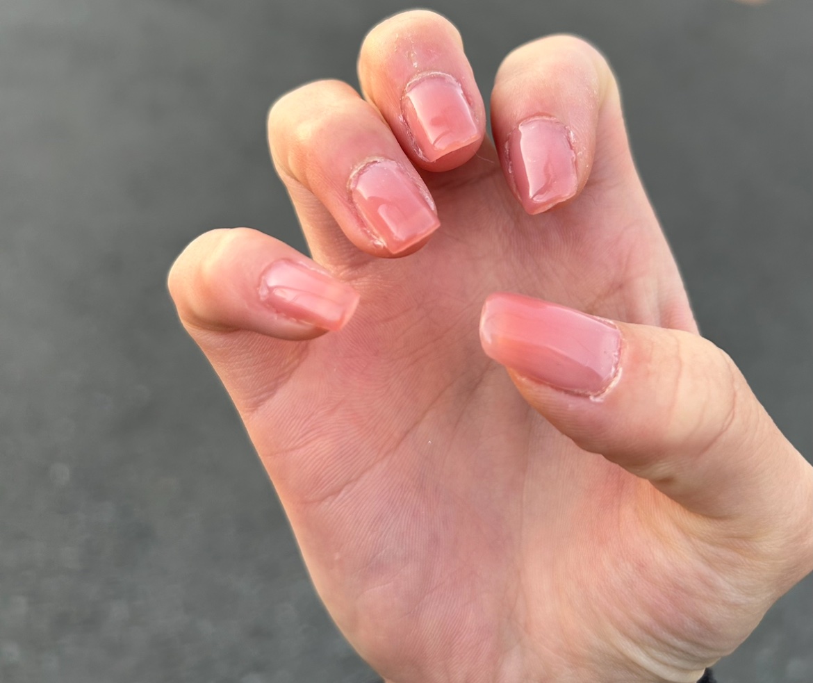 ネイル長さ出しチップフォーム/セリア/ネイル用品を使ったクチコミ（2枚目）