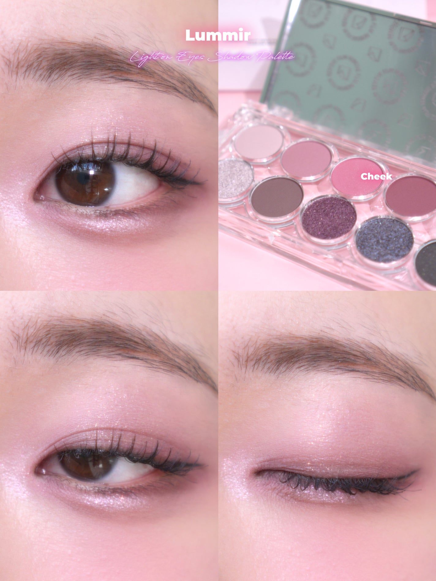 ライトオンアイズシャドウパレット/ルミル/アイシャドウパレットを使ったクチコミ(4枚目)