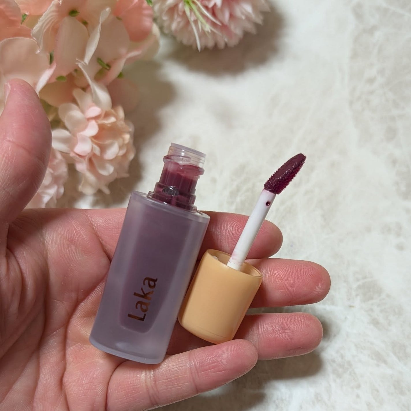 フルーティーグラムティント/Laka/リップティントを使ったクチコミ(4枚目)