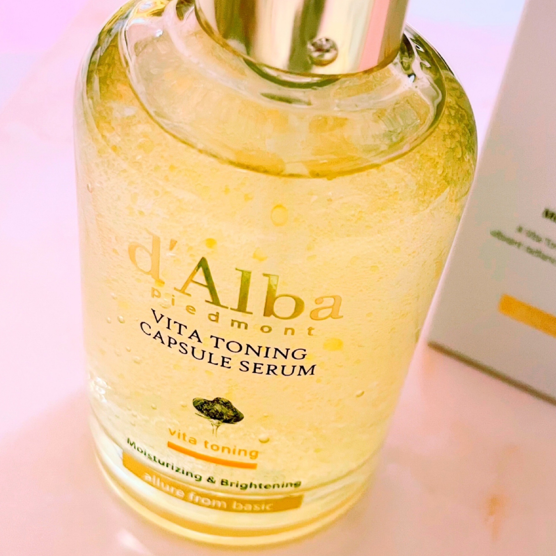 ビタトーニングカプセルセラム/ダルバ/美容液を使ったクチコミ（1枚目）