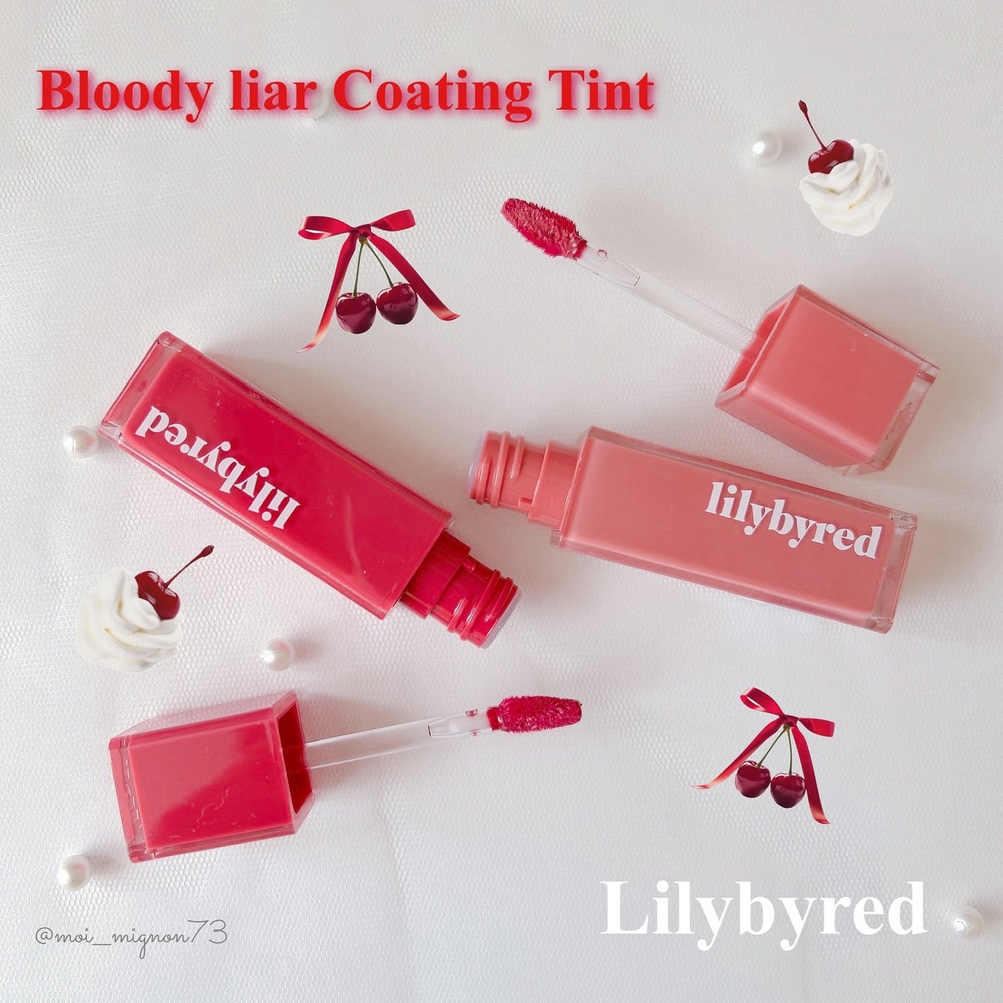 ブラッディライアー コーティングティント/lilybyred/リップティントを使ったクチコミ(1枚目)