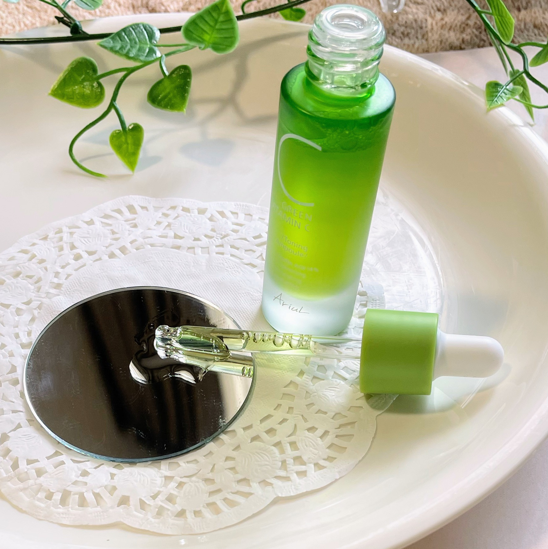 アリウル グリーンビタミンC トーニングセラム(アンプル)/Ariul/美容液を使ったクチコミ（3枚目）