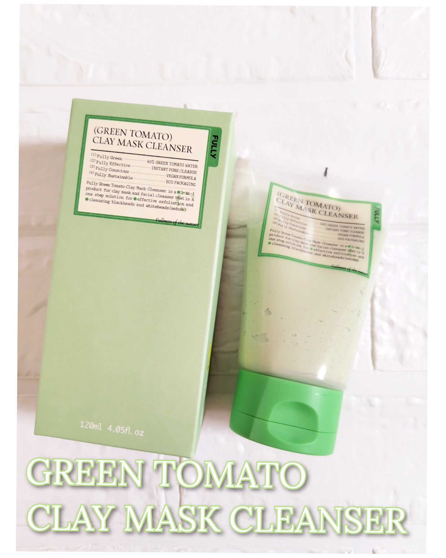 グリーントマトクレイマスククレンザー/FULLY/洗い流すパック・マスクを使ったクチコミ（2枚目）