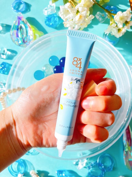 8x4 アロマスイッチ 涼感ネックジェル アイランドブロッサムの香り/8x4/デオドラント・制汗剤を使ったクチコミ(2枚目)