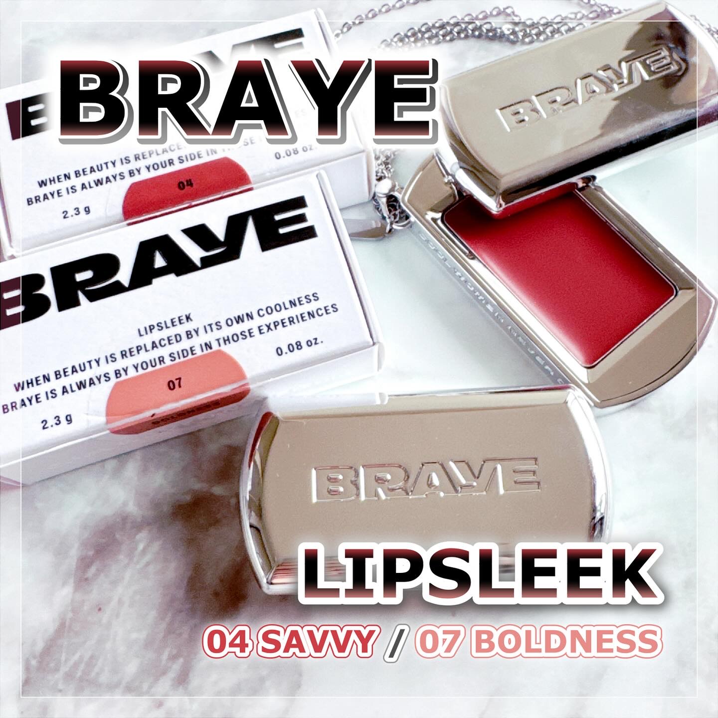 BRAYE LIPSLEEK/BRAYE/口紅を使ったクチコミ（1枚目）