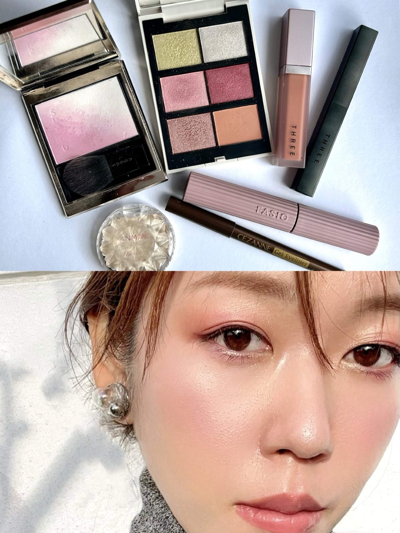 ジェルアイライナー/CEZANNE/ジェルアイライナーを使ったクチコミ（2枚目）