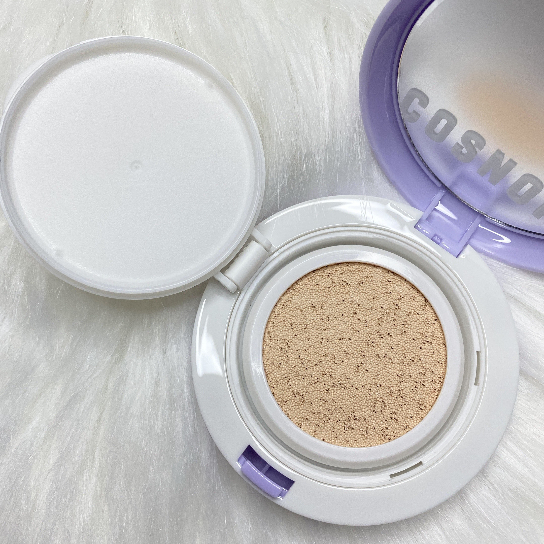 パンテノールバリアクッション/COSNORI/クッションファンデーションを使ったクチコミ（3枚目）