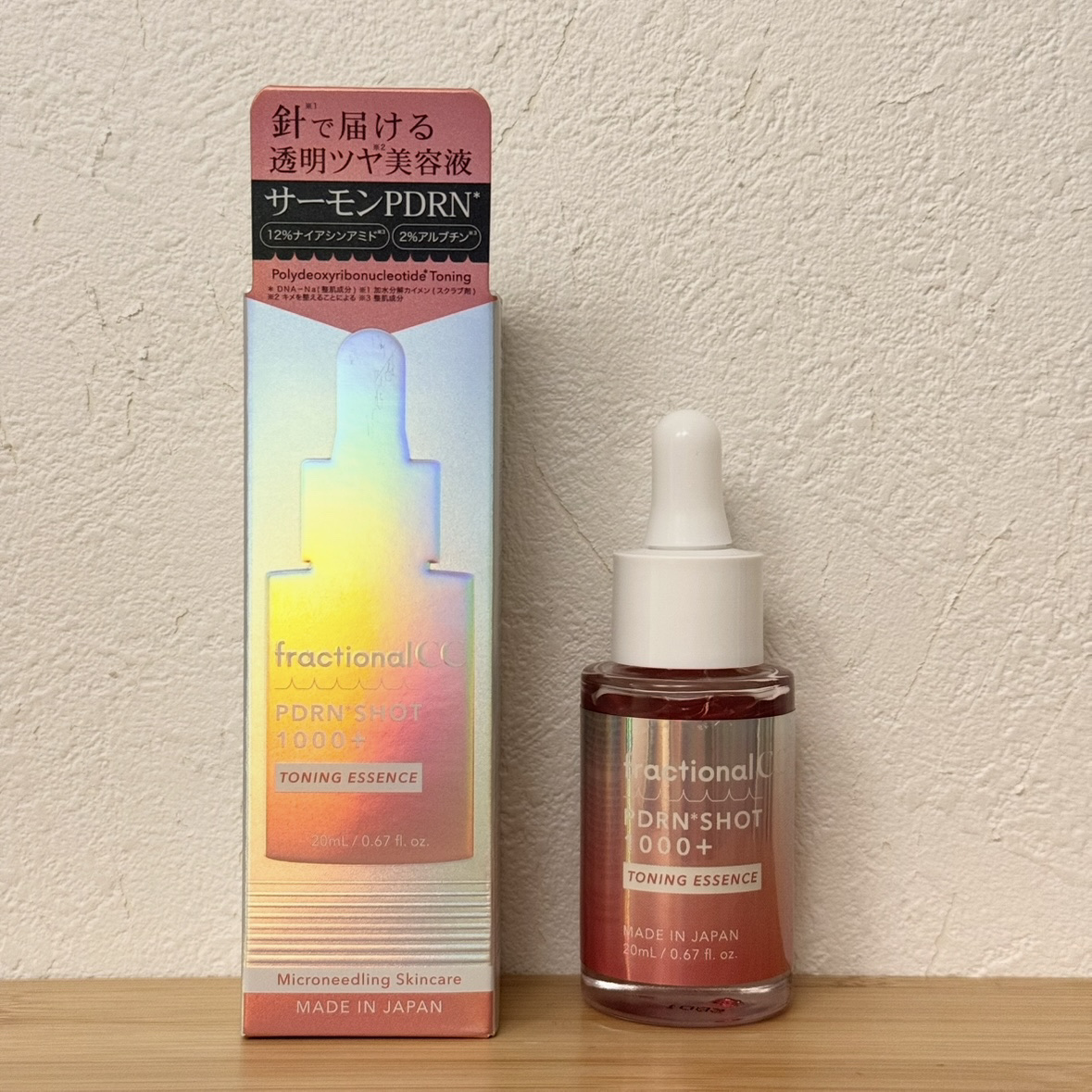 PDRNショット 1000＋/fractionalCC/美容液を使ったクチコミ（1枚目）
