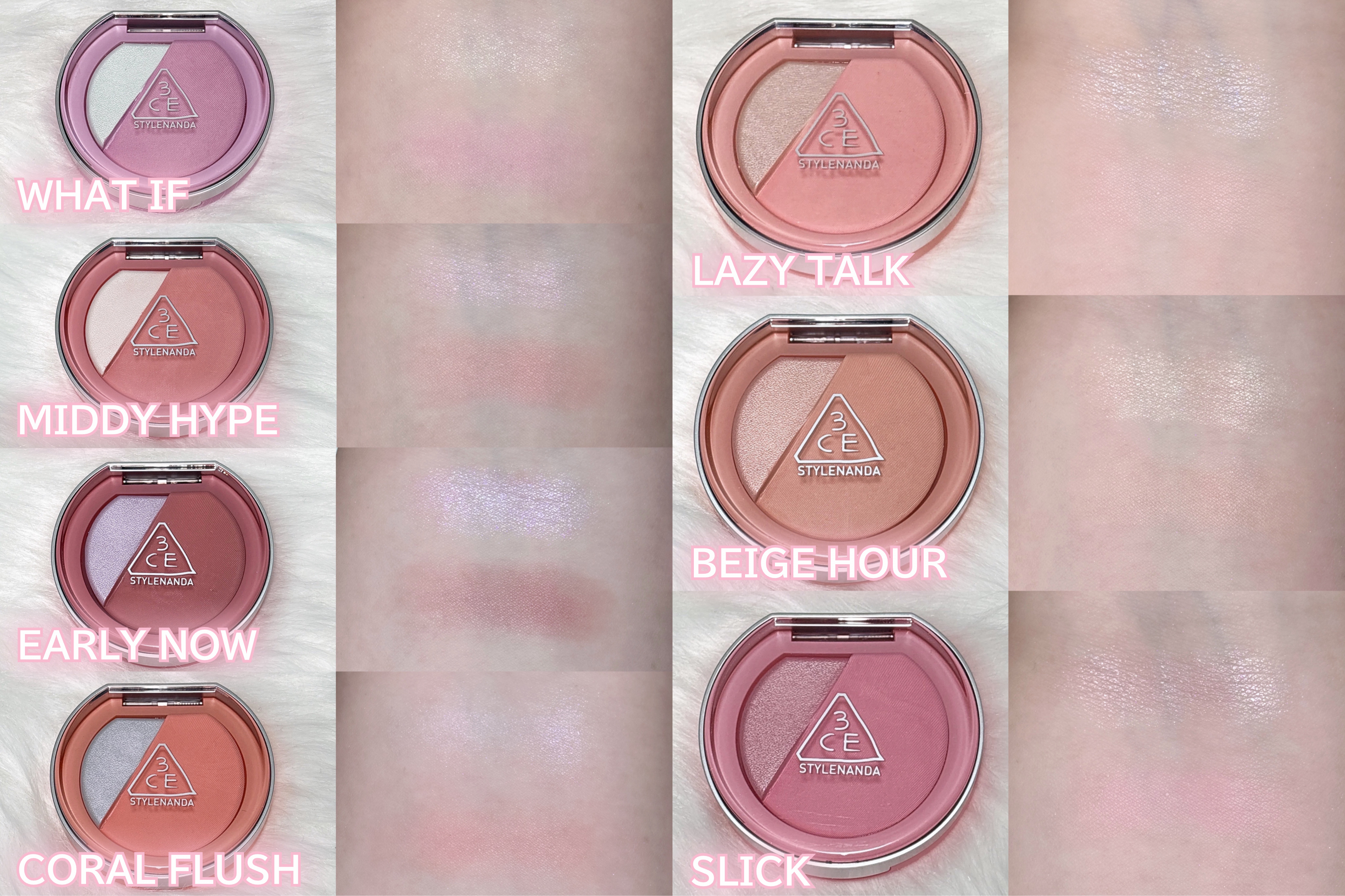 3CE ブラッシュライター/3CE/パウダーチークを使ったクチコミ（3枚目）