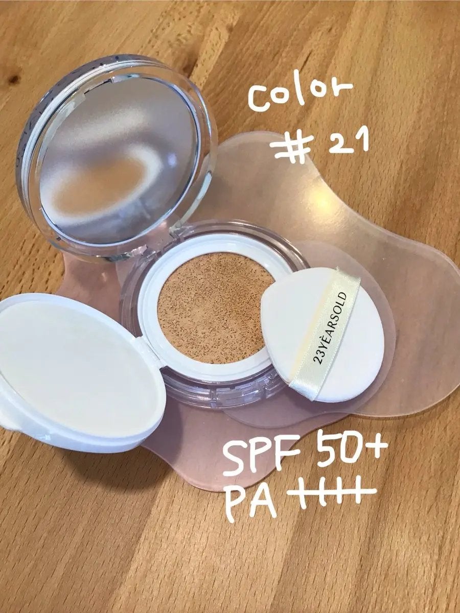 ハートリーフシーンカバークッション/23years old/クッションファンデーションを使ったクチコミ(2枚目)