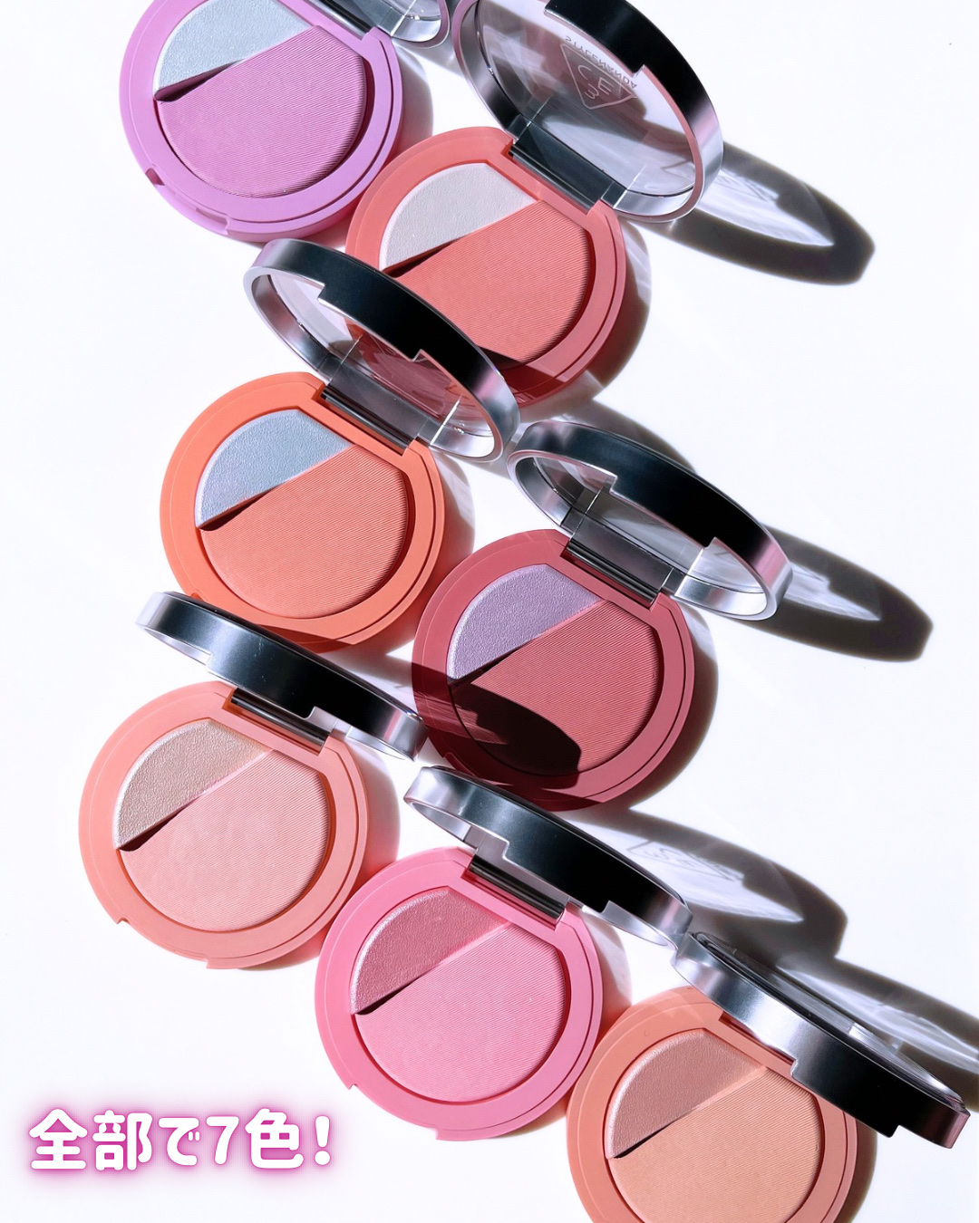 3CE ブラッシュライター/3CE/パウダーチークを使ったクチコミ（3枚目）