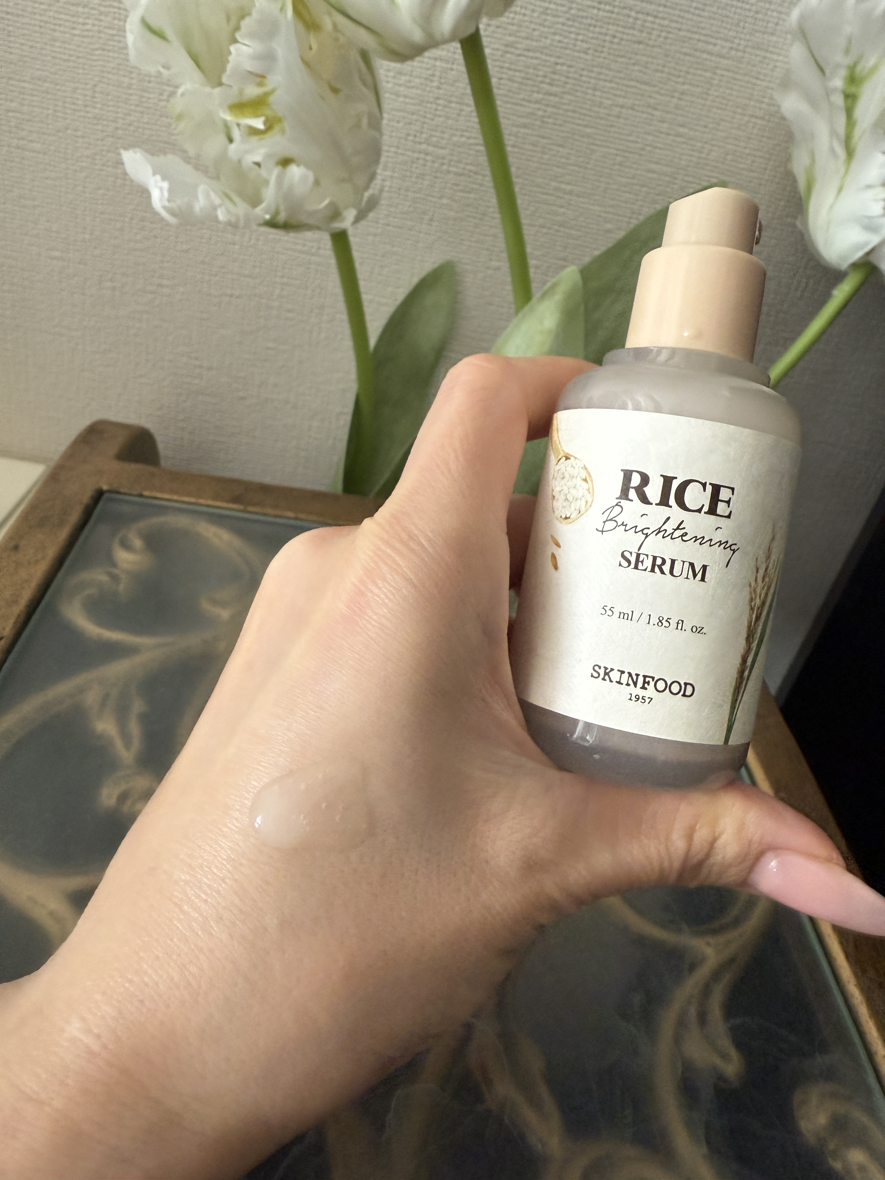 ライスブライトニングセラム/SKINFOOD/美容液を使ったクチコミ（3枚目）