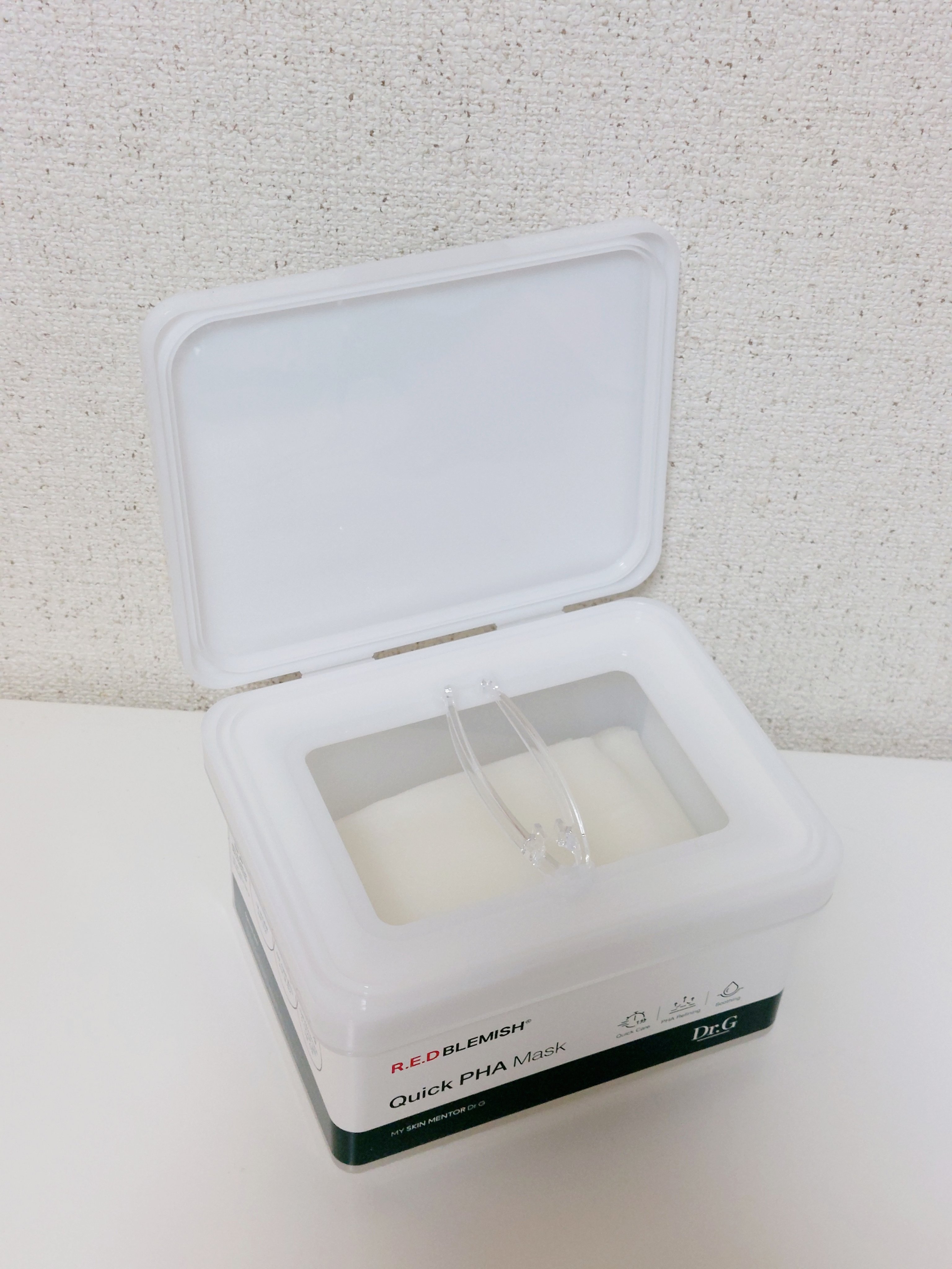 レッドブレミッシュクイックPHAシートマスク/Dr.G/シートマスク・パックを使ったクチコミ（2枚目）