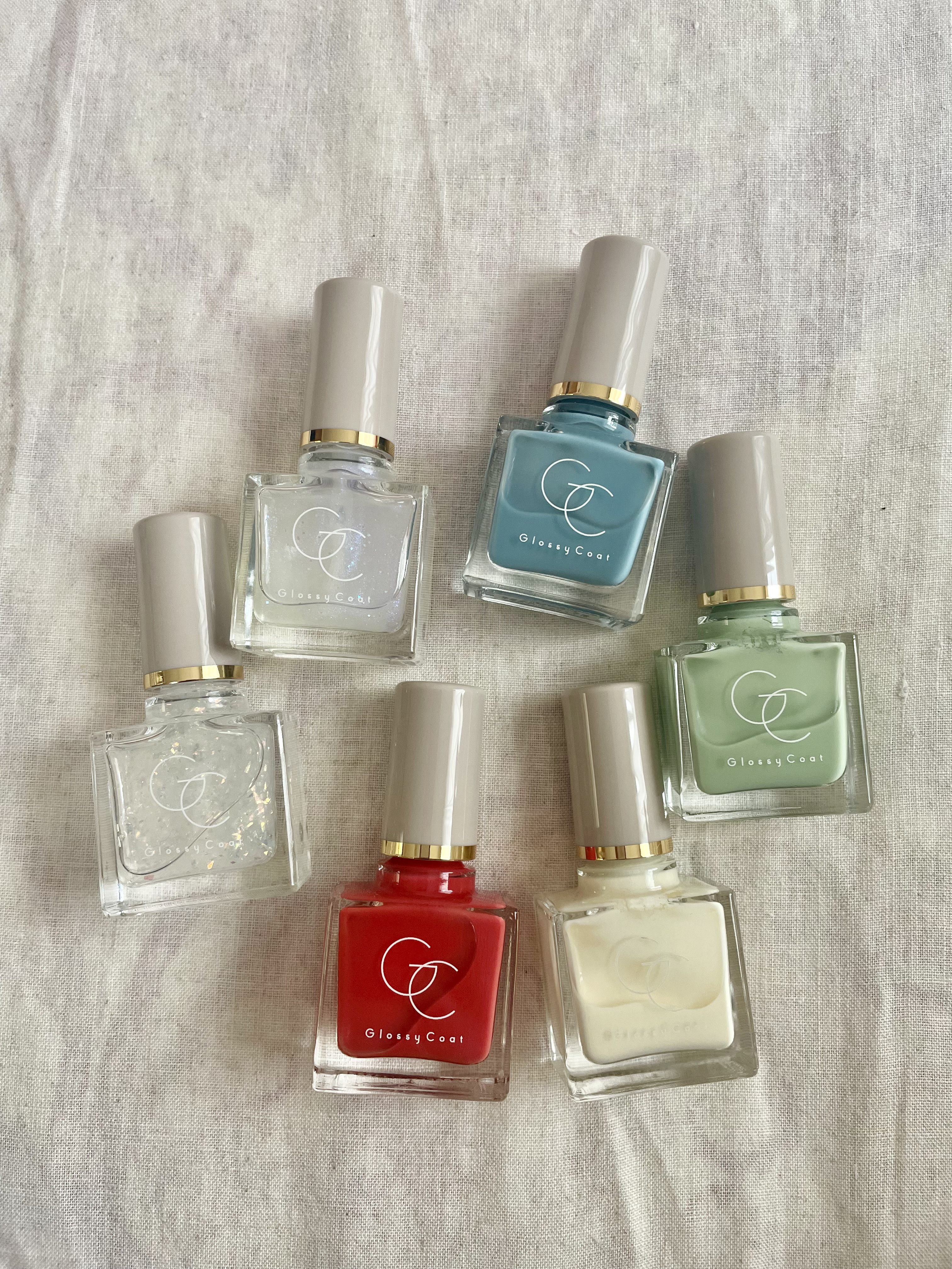 グロッシーコート ポピーレッド/スキューズミー/オールインワンネイルを使ったクチコミ（1枚目）