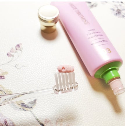 ホワイトプロミス 美白*+むし歯予防*/WHiTE PROMiSE/歯磨き粉を使ったクチコミ(5枚目)