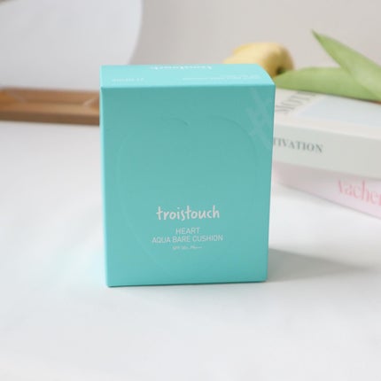 トワタッチ ハートクッション アクアベア/troistouch/クッションファンデーションを使ったクチコミ(5枚目)