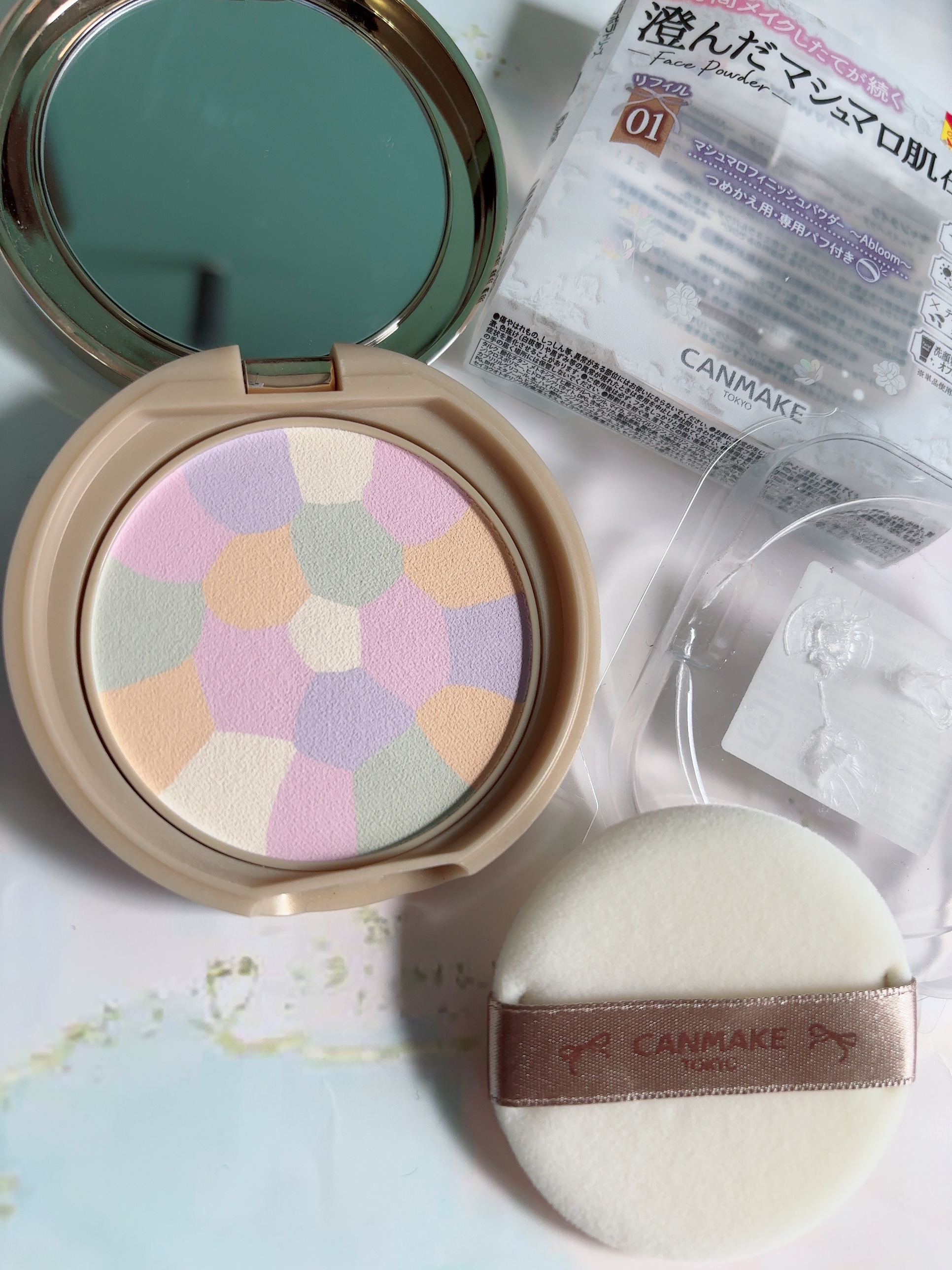 マシュマロフィニッシュパウダー　～Abloom～/キャンメイク/プレストパウダーを使ったクチコミ（3枚目）