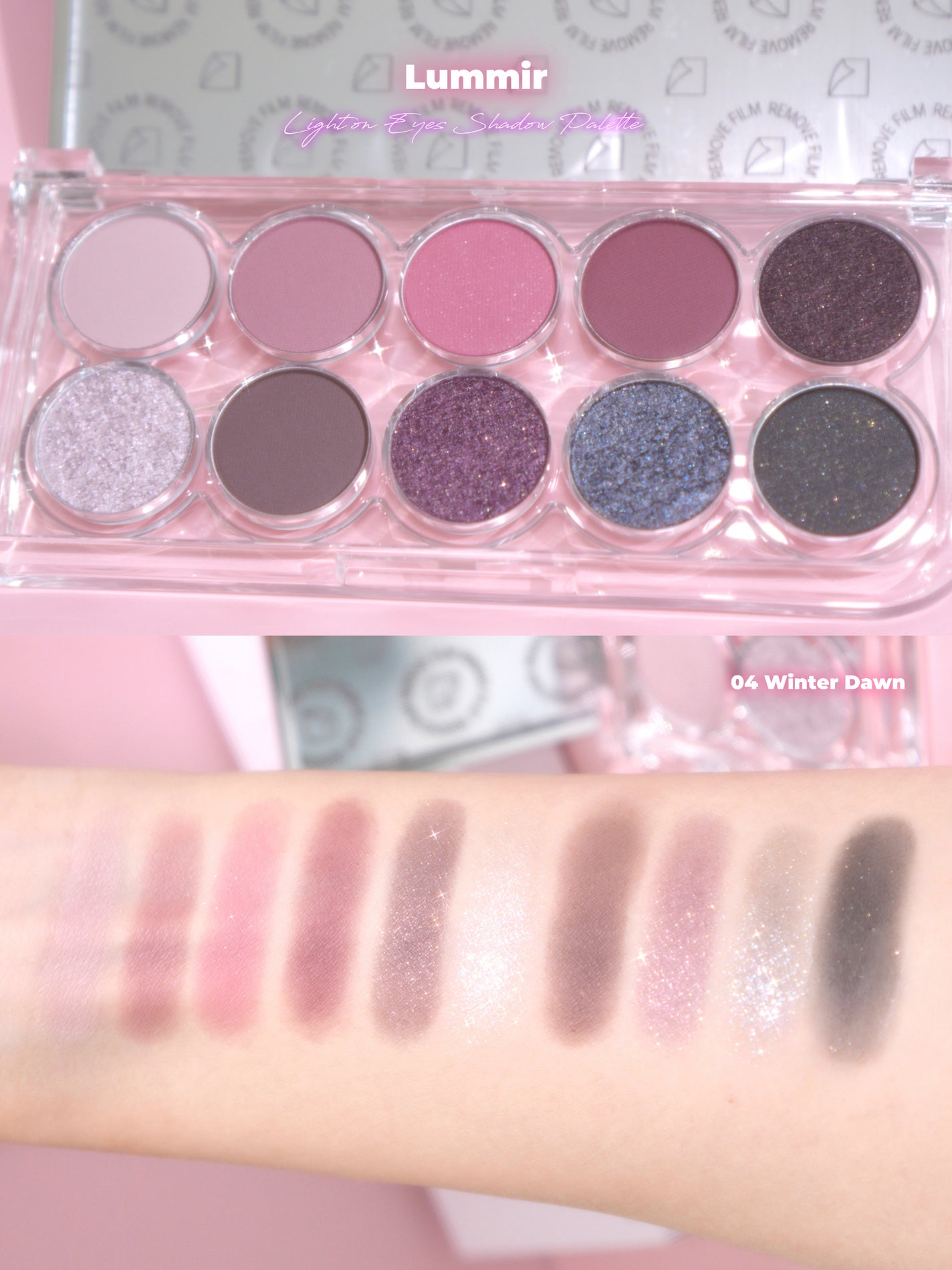 ライトオンアイズシャドウパレット/ルミル/アイシャドウパレットを使ったクチコミ(3枚目)