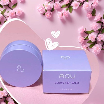 GLOWY TINT BALM/AOU/リップグロスを使ったクチコミ(1枚目)