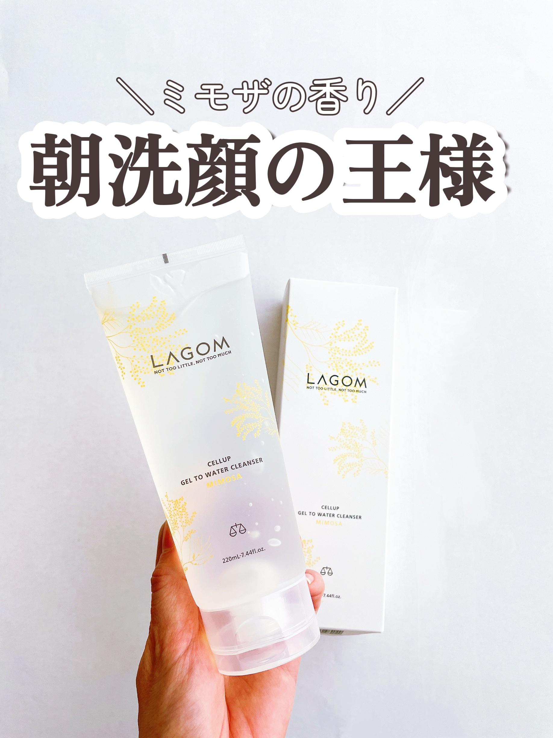 ラゴム ジェルトゥウォーター クレンザー(朝用洗顔)/LAGOM /その他洗顔料を使ったクチコミ（1枚目）