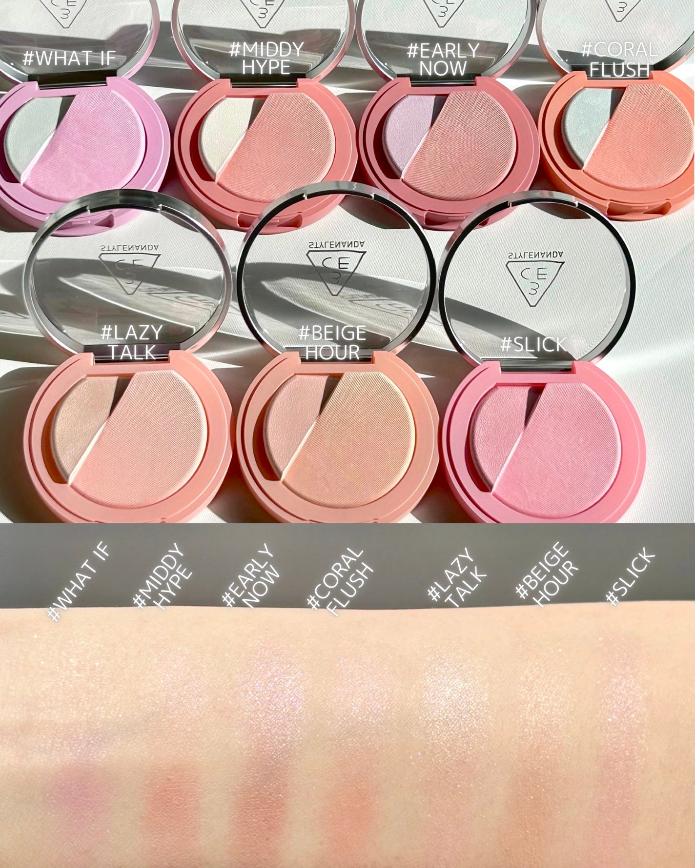 3CE ブラッシュライター/3CE/パウダーチークを使ったクチコミ(6枚目)