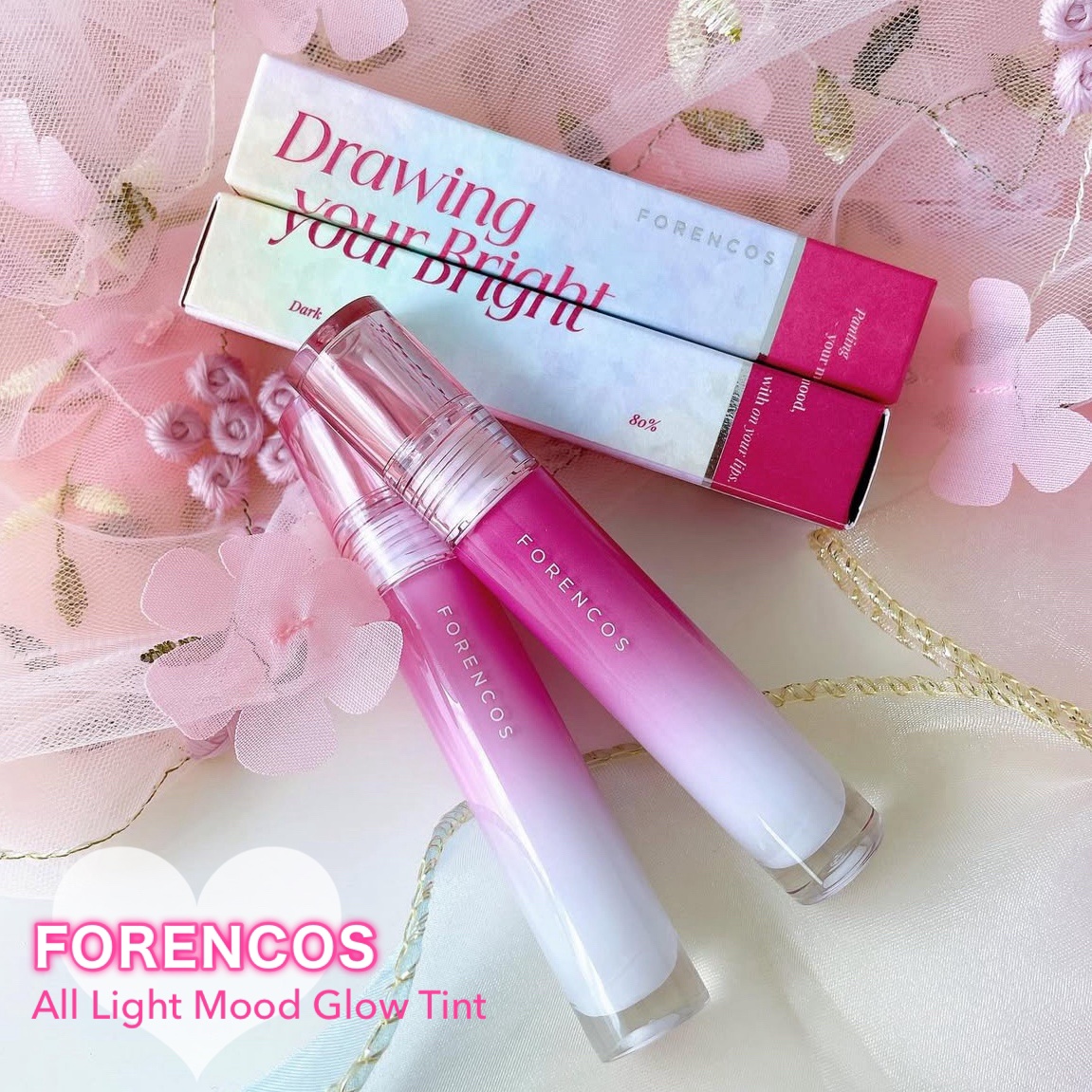 オールライトムードグローティント G09 Chouette/フォレンコス/リップティントを使ったクチコミ（1枚目）