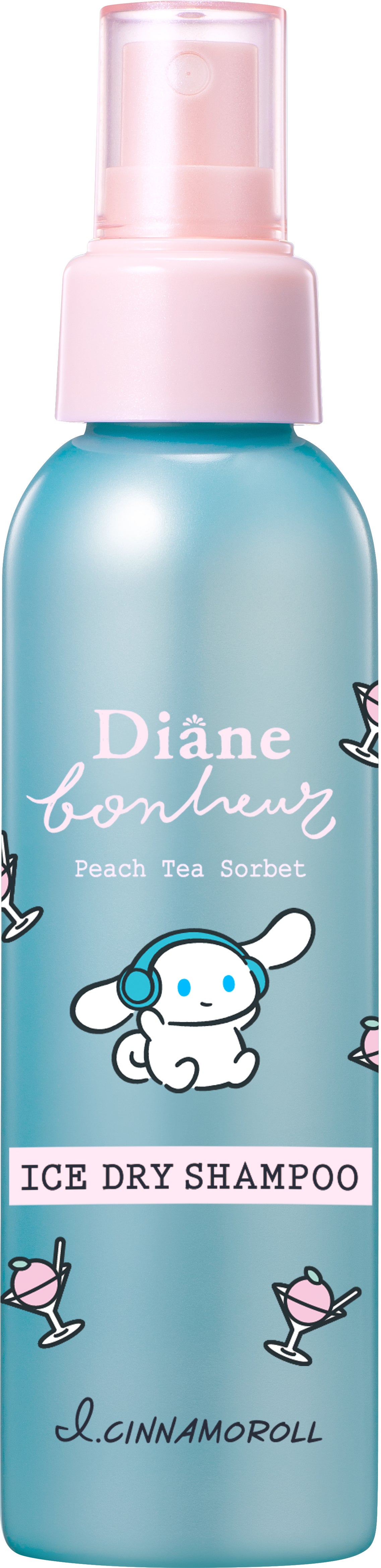 アイスドライシャンプー ピーチティーソルベの香り I.CINNAMOROLLデザイン(120mL)