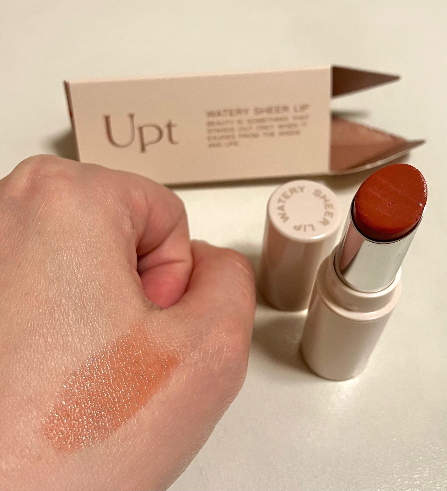 Upt WATERY SHEER LIP /Upt/口紅を使ったクチコミ(2枚目)