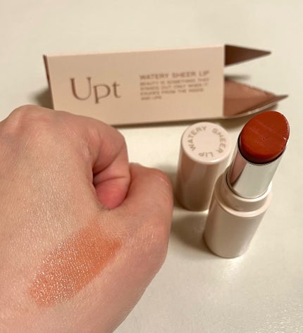 Upt WATERY SHEER LIP /Upt/口紅を使ったクチコミ(2枚目)