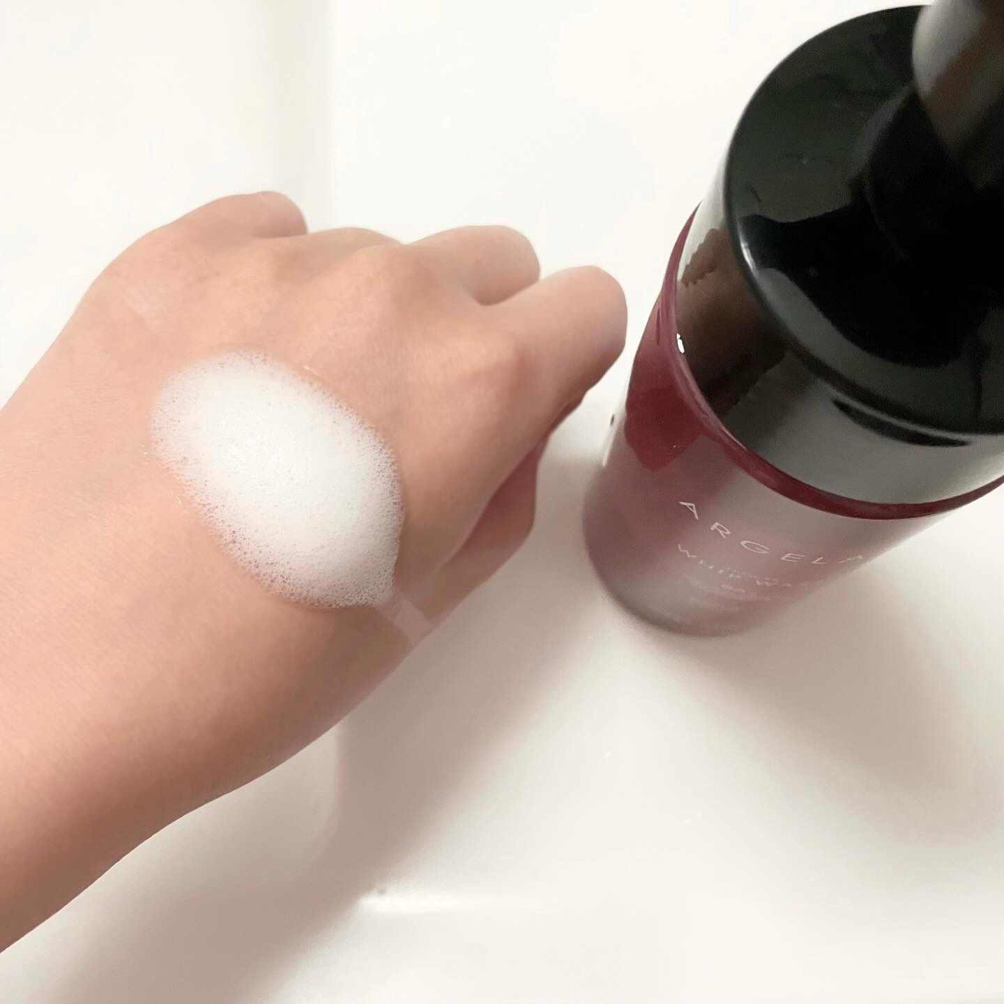 アルジェラン オーガニック フェムケア ホイップウォッシュ ジューシィフィグ/アルジェラン/デリケートゾーンケアを使ったクチコミ（2枚目）