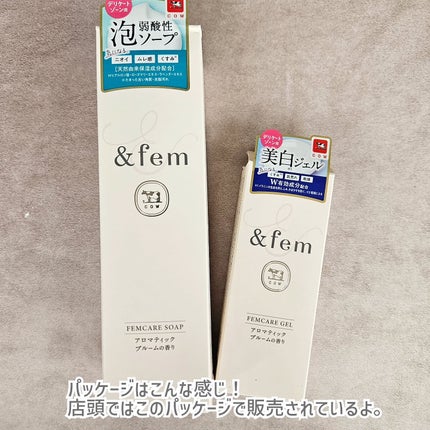 アンドフェム フェムケア泡ソープ/&fem/デリケートゾーンケアを使ったクチコミ(6枚目)