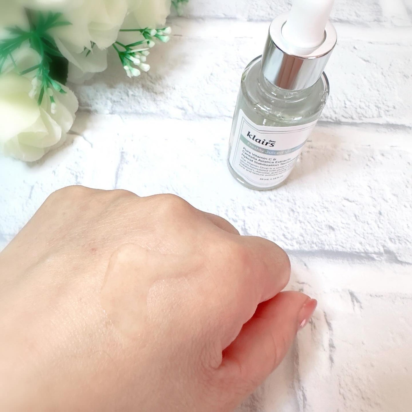 フレッシュリージュースドビタミンドロップ(35ml)/Klairs/美容液を使ったクチコミ(4枚目)