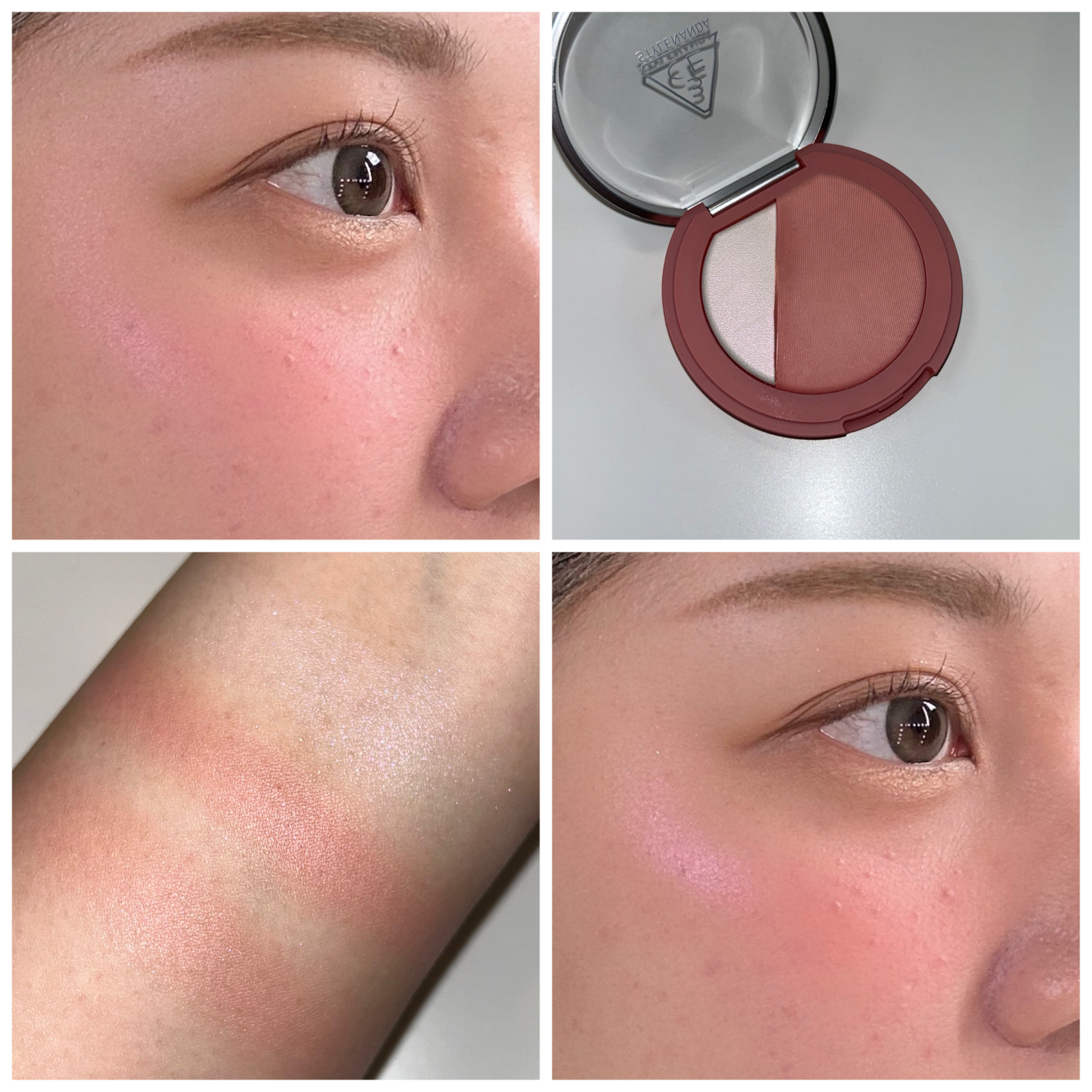 3CE ブラッシュライター/3CE/パウダーチークを使ったクチコミ（1枚目）