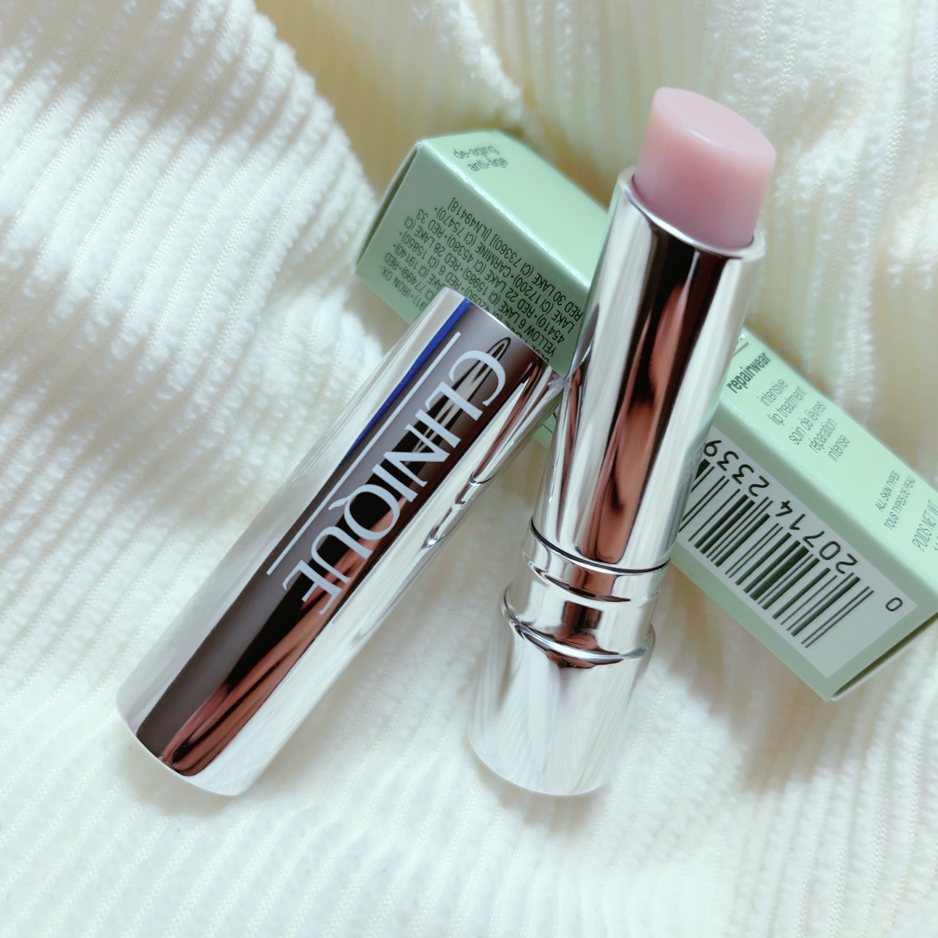 CLINIQUE リペアウェア インテンシブ リップ トリートメントのクチコミ「リップはドラコス派ですが
唯一購入するのがこのリップトリートメント！

どうにもならないほどの.....」（2枚目）