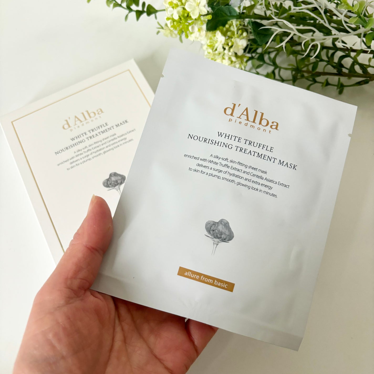 ホワイトトリュフナリシングトリートメントマスク/ダルバ/シートマスク・パックを使ったクチコミ(4枚目)