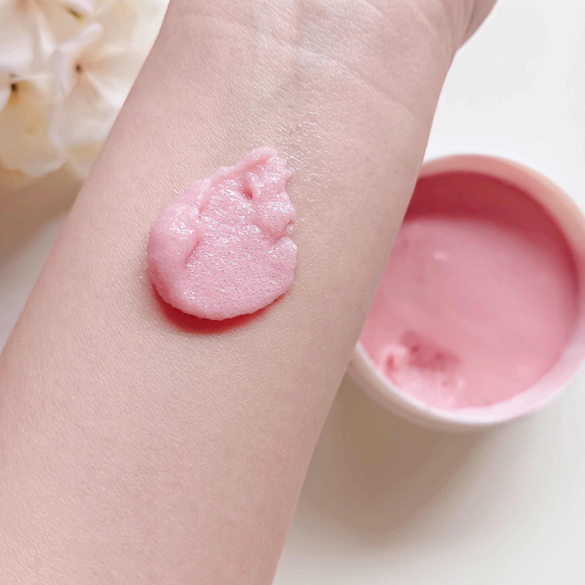 キューミースウィートボムタラソスクラブ　ピオニーブーケの香り/AGARISM/ボディスクラブを使ったクチコミ（3枚目）