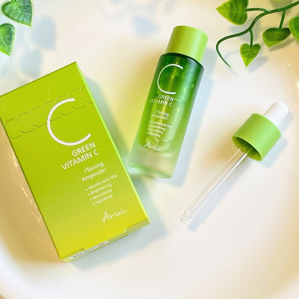 アリウル グリーンビタミンC トーニングセラム(アンプル)/Ariul/美容液を使ったクチコミ（1枚目）