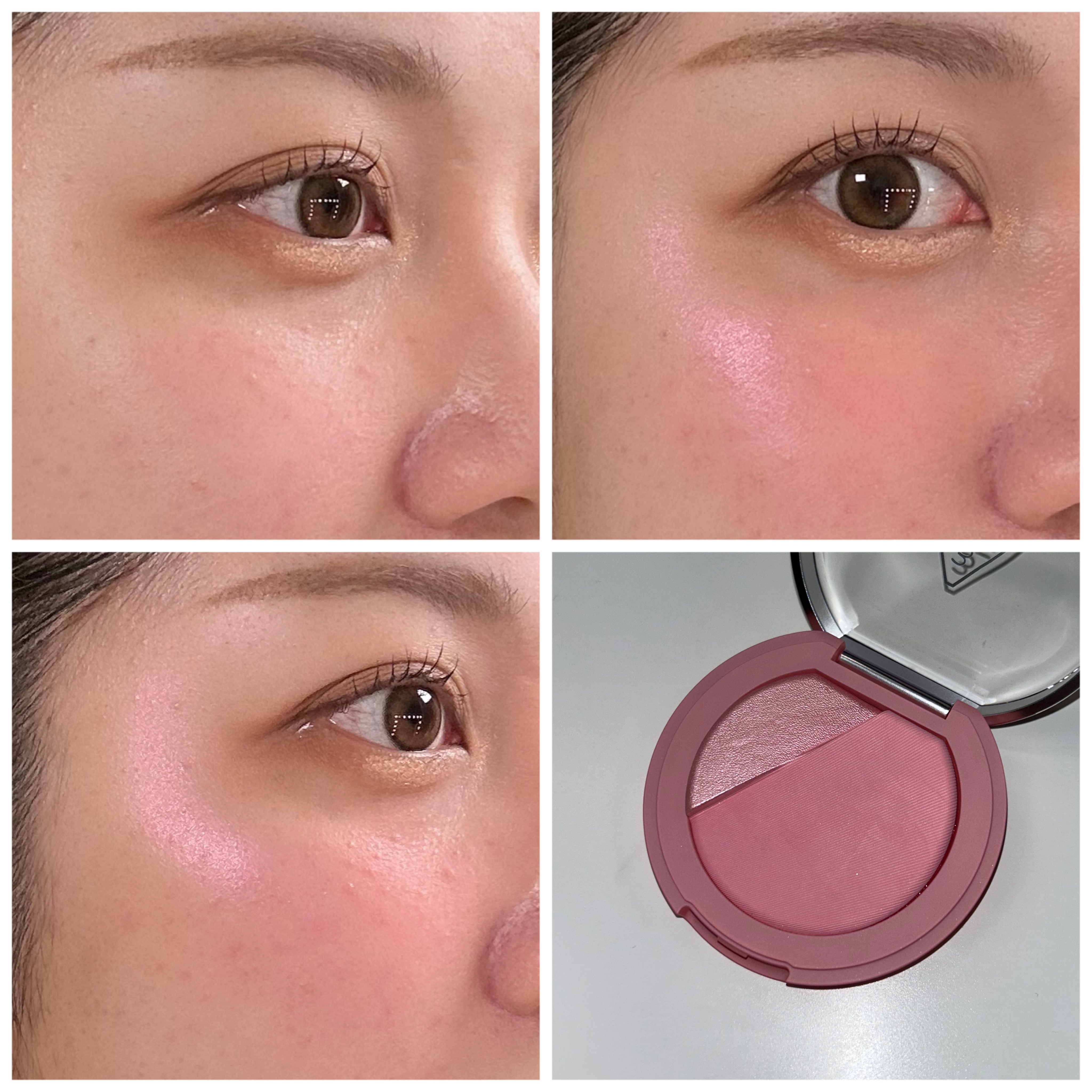 3CE ブラッシュライター/3CE/パウダーチークを使ったクチコミ（2枚目）