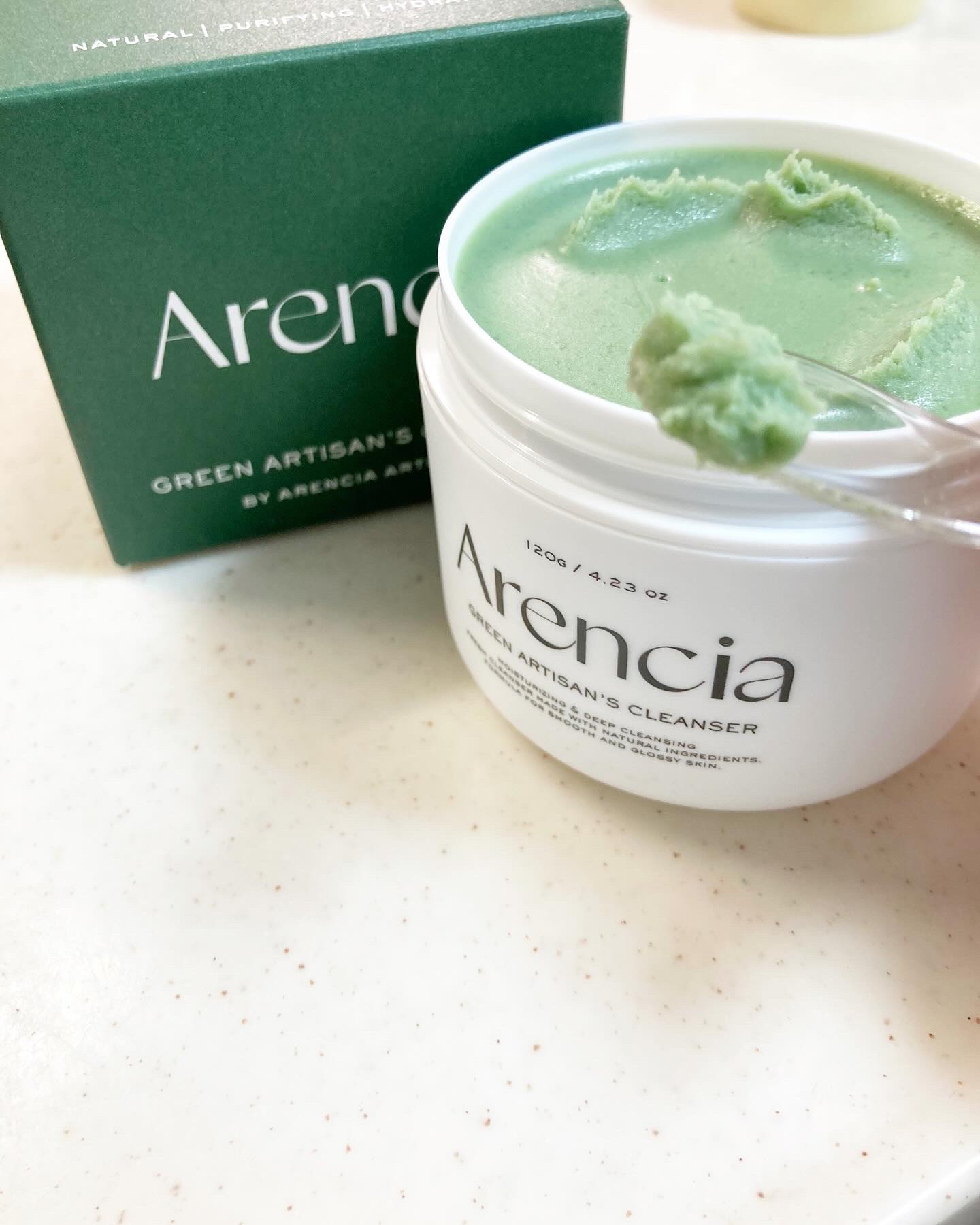 プレミアムもちソープ「グリーンアルティザン」/アレンシア/その他洗顔料を使ったクチコミ（2枚目）