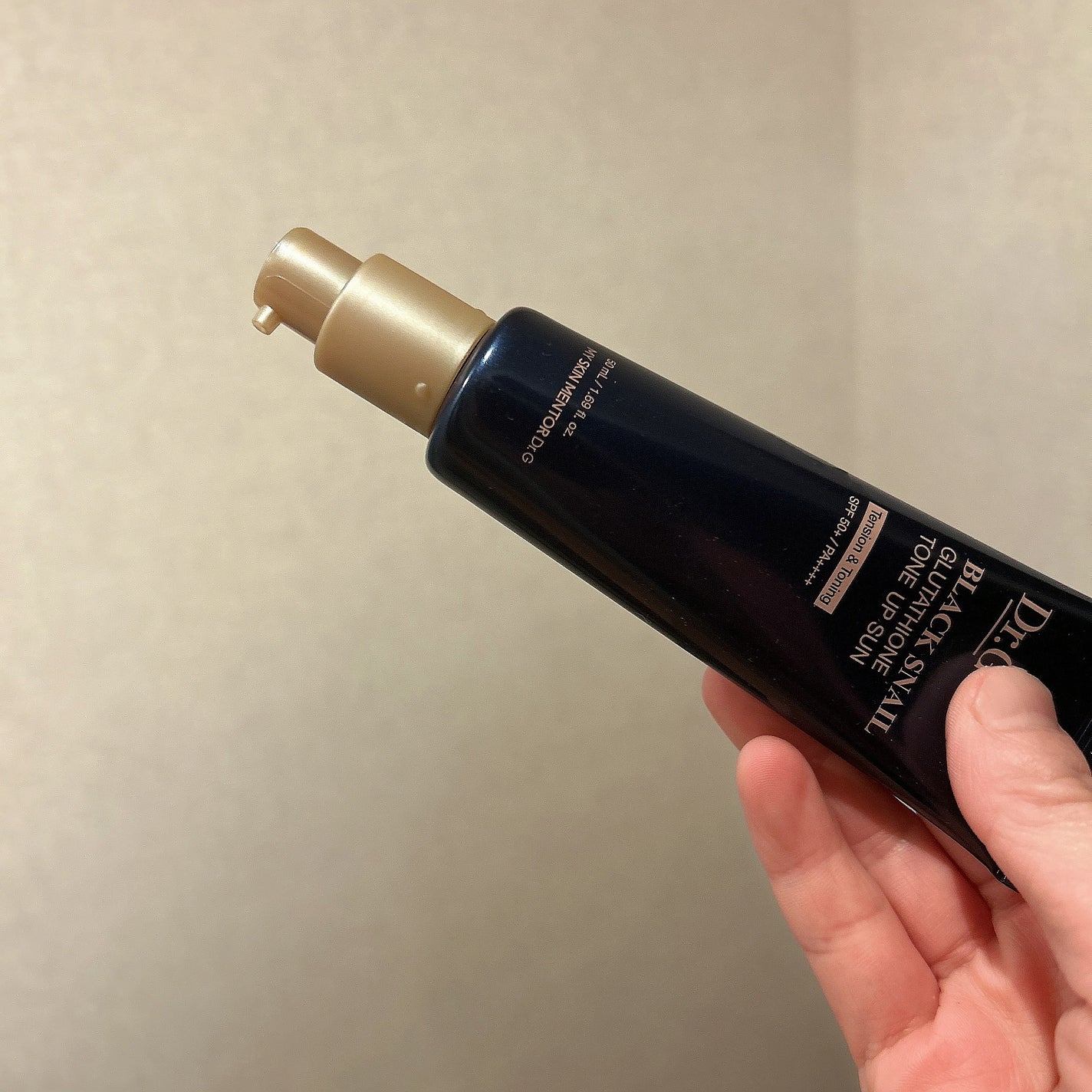 ブラックスネイルグルタチオントーンアップサン/Dr.G/日焼け止めクリームを使ったクチコミ(2枚目)