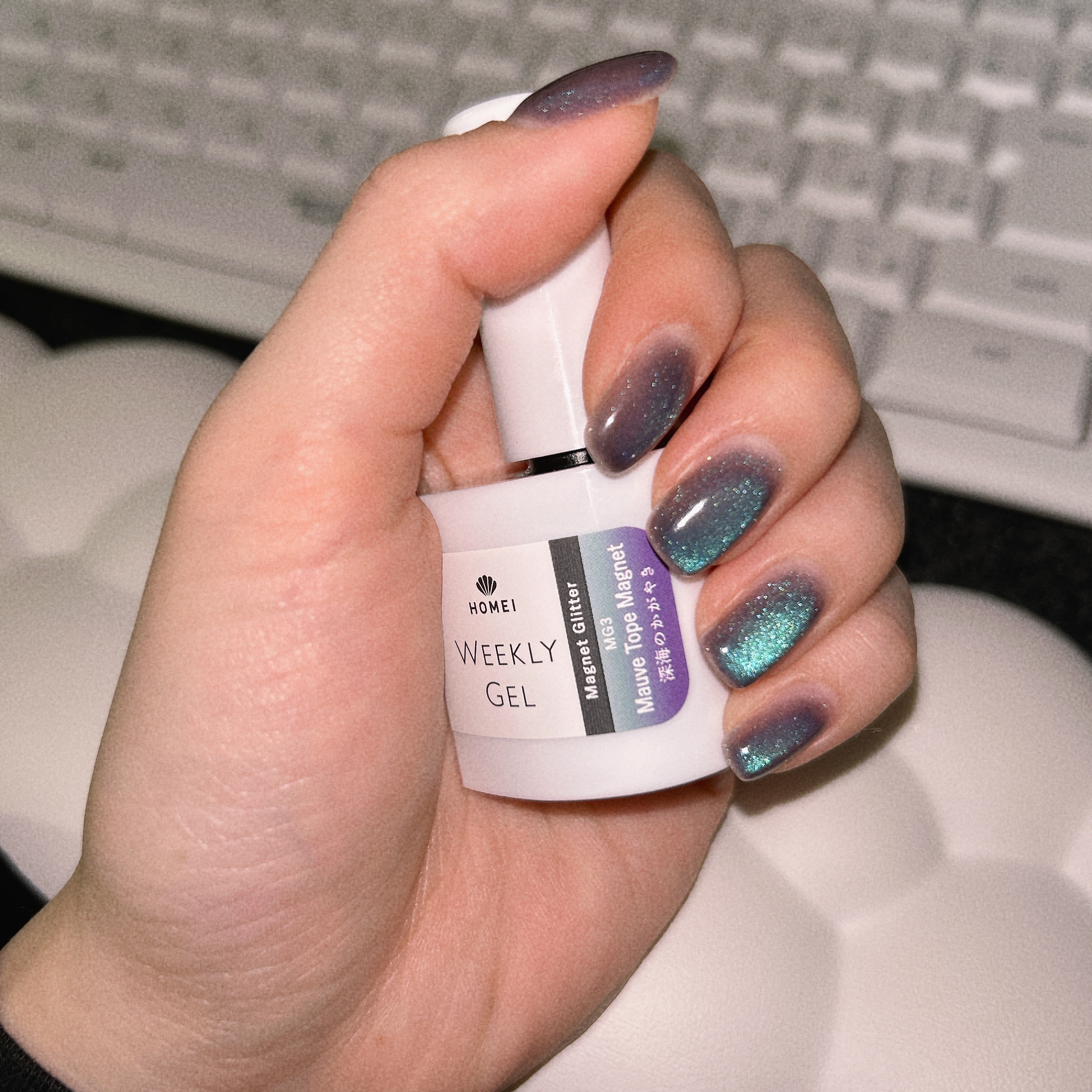 HOMEI ウィークリージェル/HOMEI/ジェルネイルを使ったクチコミ（3枚目）