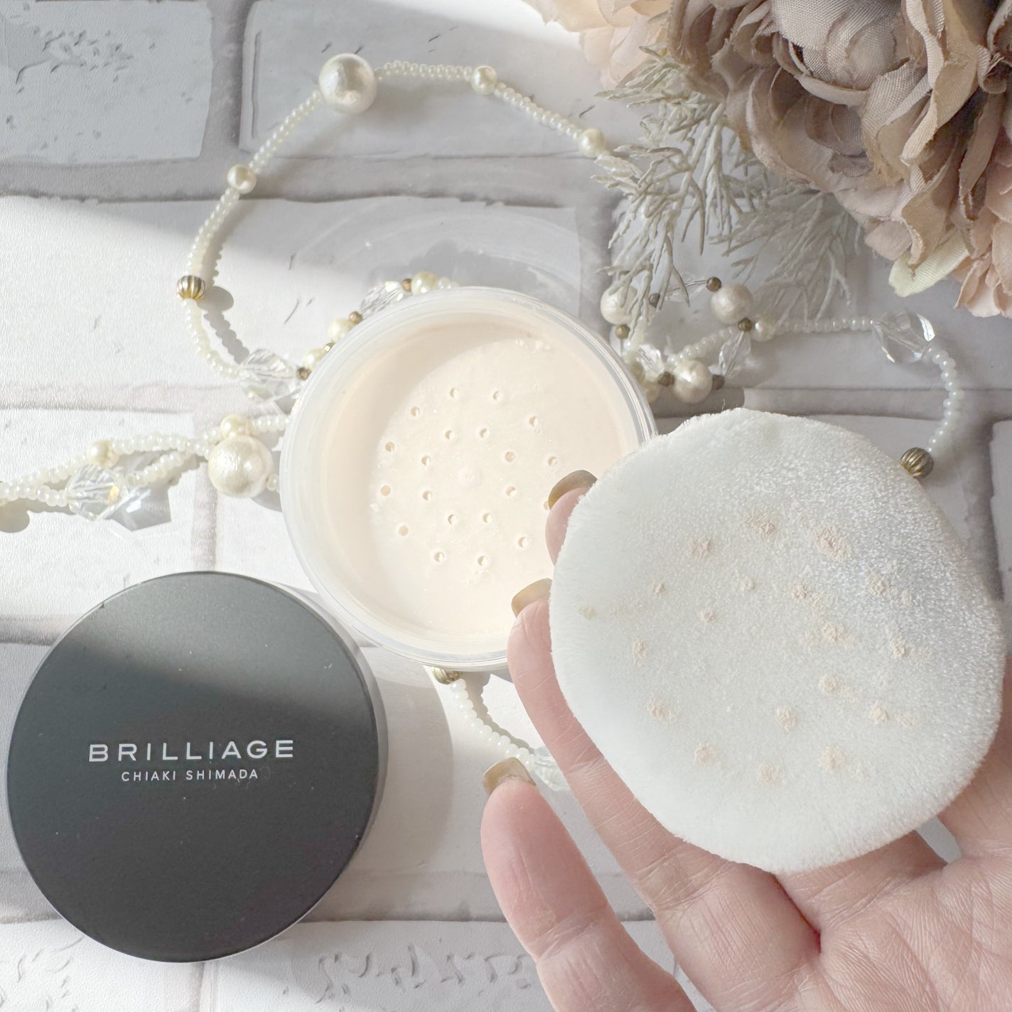 エクセレント ルミナス グロウパウダー /ブリリアージュ/ルースパウダーを使ったクチコミ(2枚目)