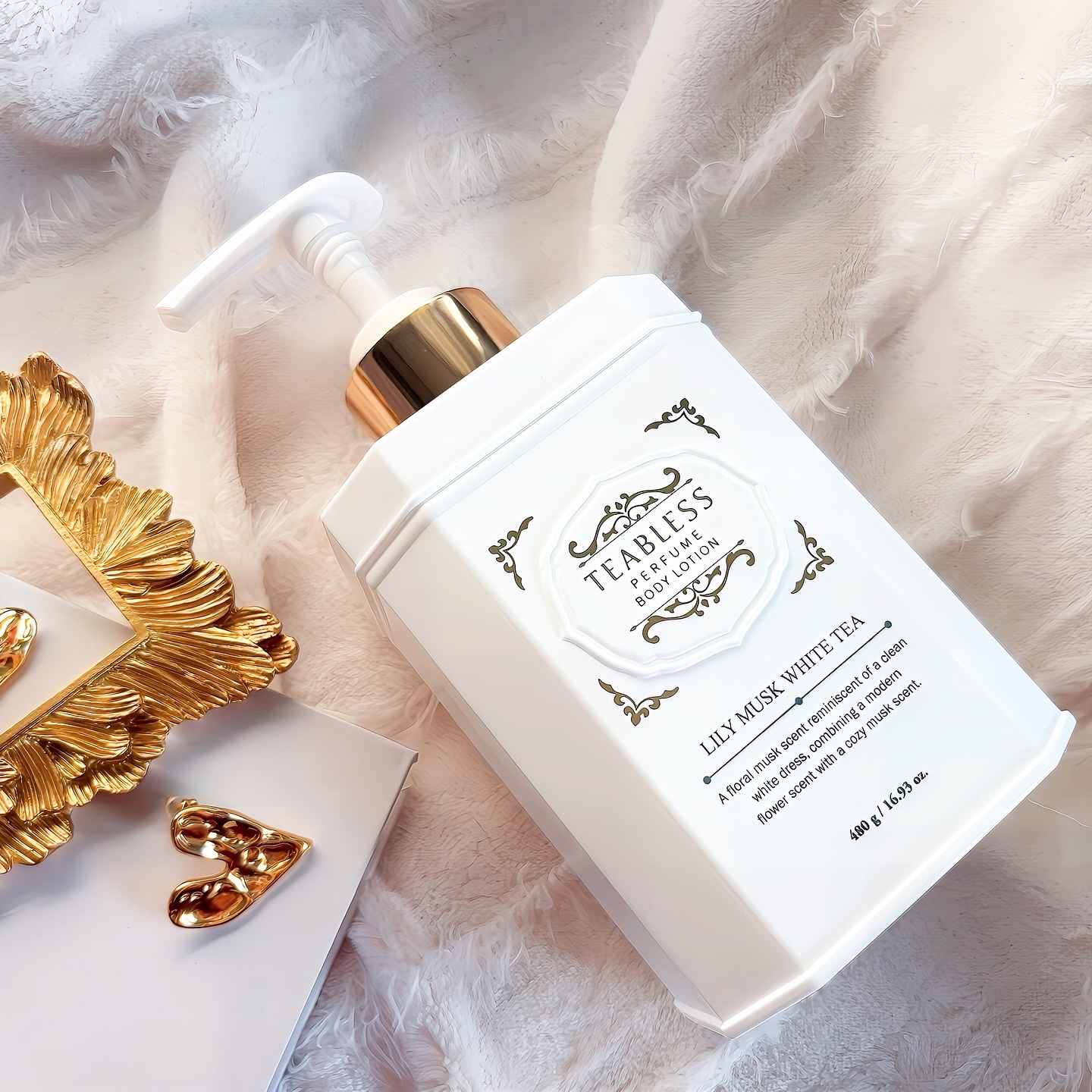 パフュームボディローション リリィムスクホワイトティー/TEABLESS/ボディローションを使ったクチコミ（3枚目）