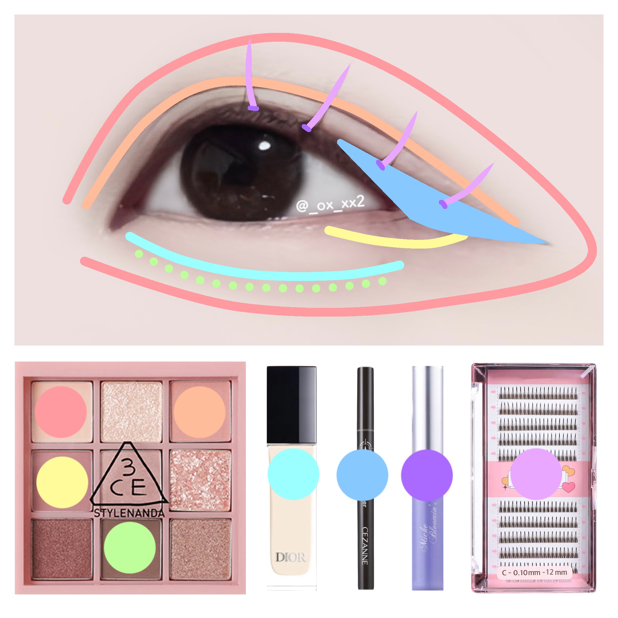 アイラッシュグルー/ミッシュブルーミン/つけまつげを使ったクチコミ（3枚目）