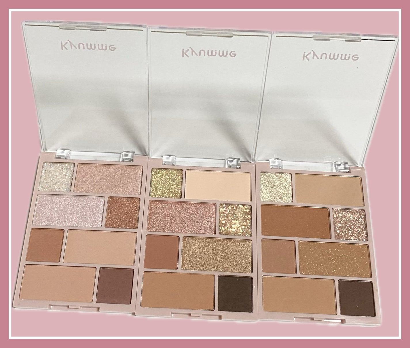 KM チャームアイシャドウパレット/Kyumme/アイシャドウパレットを使ったクチコミ(5枚目)