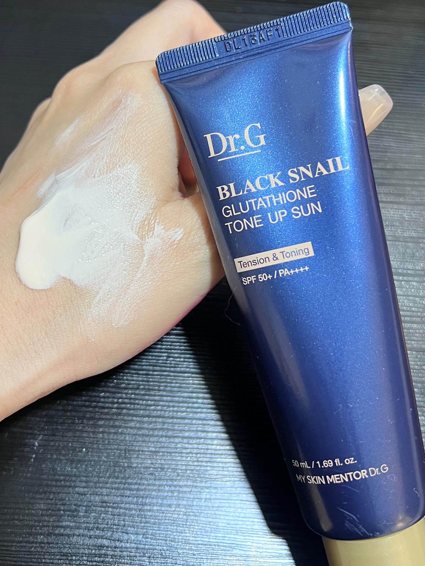 ブラックスネイルグルタチオントーンアップサン/Dr.G/日焼け止めクリームを使ったクチコミ(2枚目)