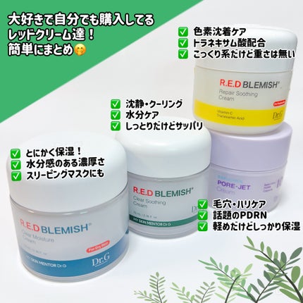 レッドブレミッシュ クリアスージングクリーム/Dr.G/フェイスクリームを使ったクチコミ(3枚目)