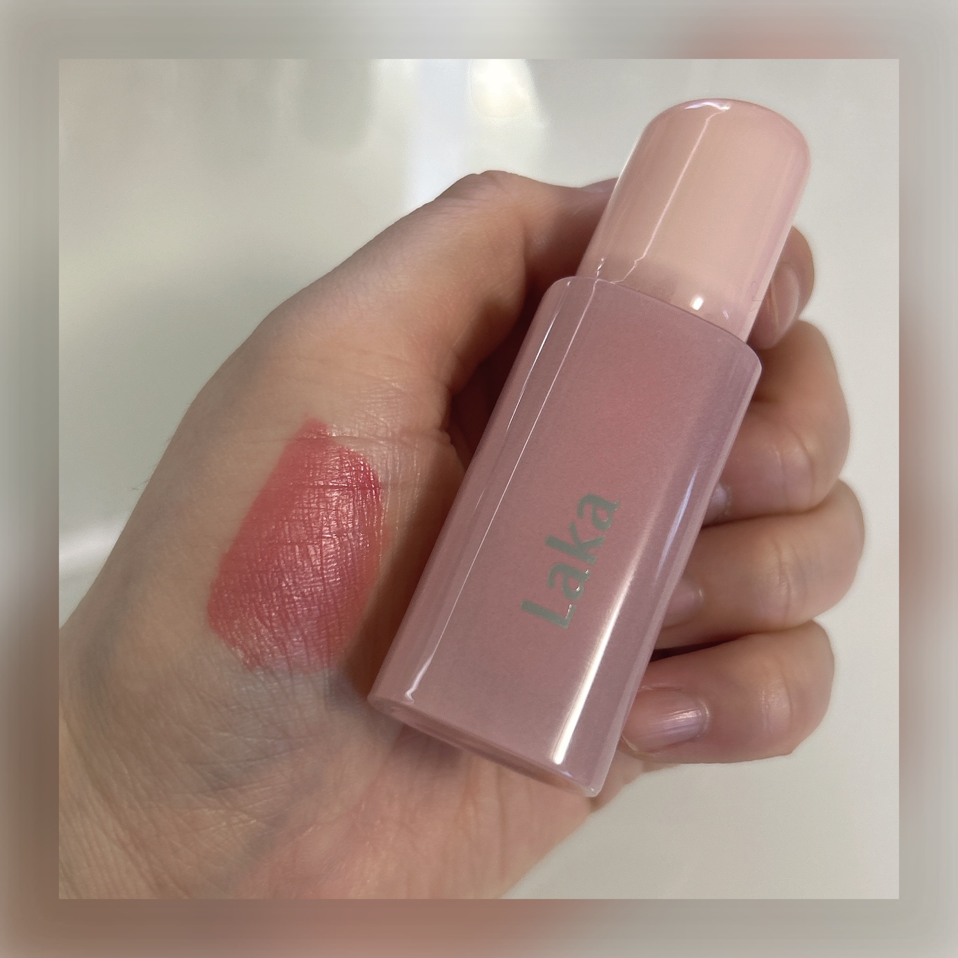 ポッピングバルーンティント/Laka/リップティントを使ったクチコミ（3枚目）